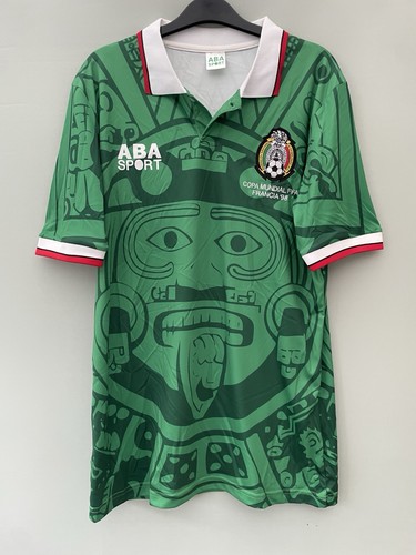 Mexico 90s football home - football, retro
