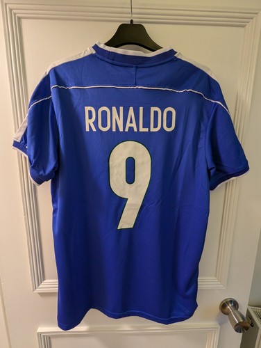 Retro ronaldo brazil shirt - r9,