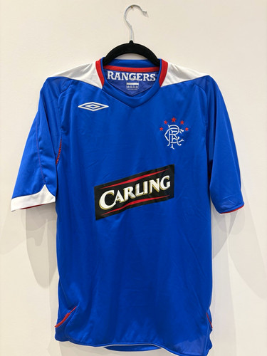 Rangers 2007 2008 home shirt - rangers,