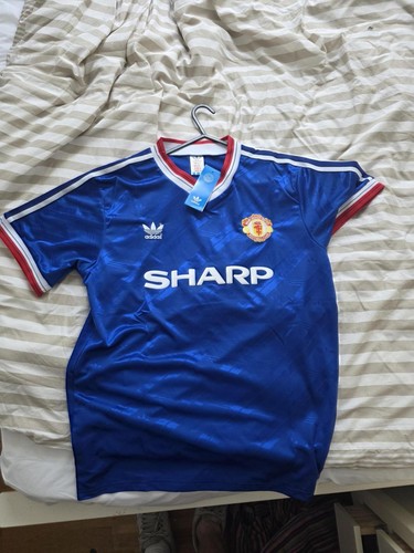 Mufc retro football jersey - mufc,