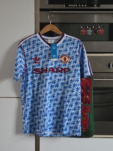 Mufc retro jersey 1990 - mufc,