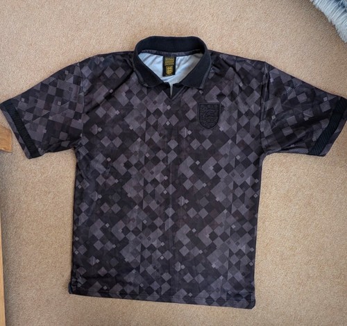 England 1990 black out shirt - 1990,